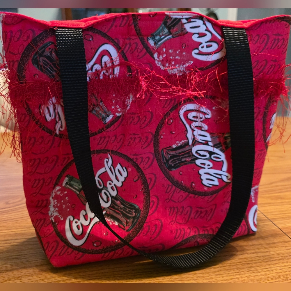 Coca Cola Red and Black Graphic Purse - Picture 5 of 5